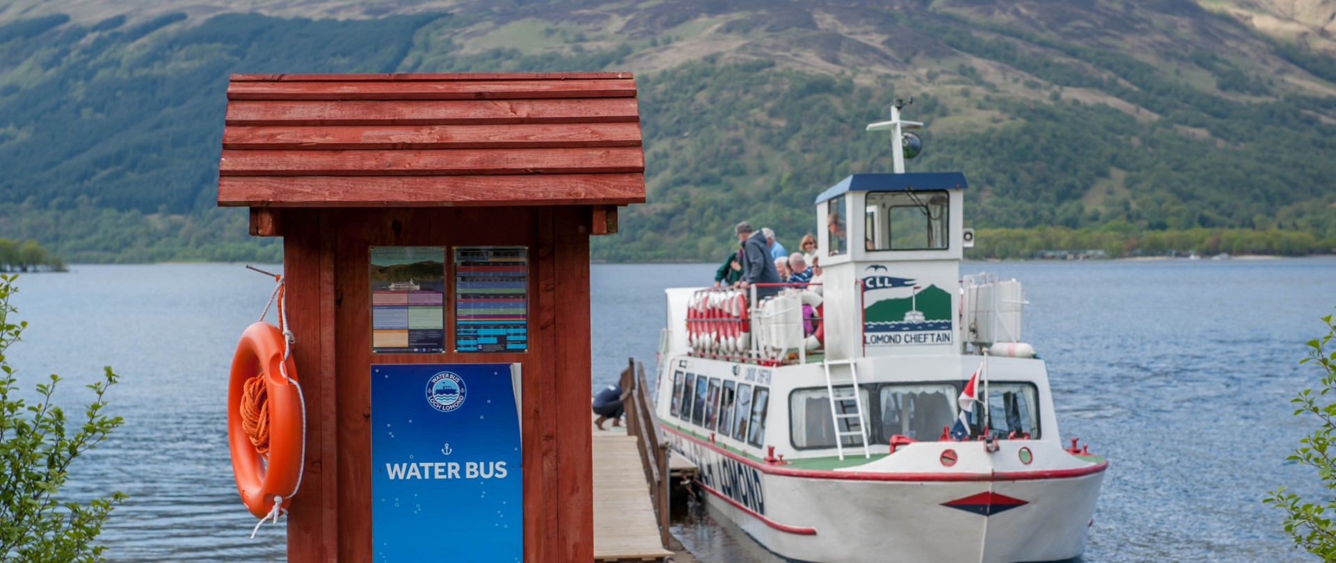 boat and ticket hut