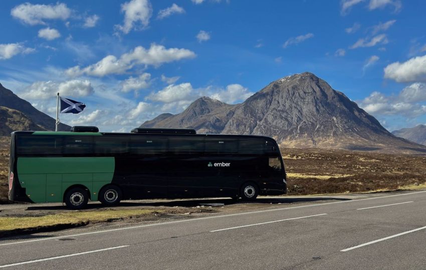Bus in the Highlands, Glencoe
